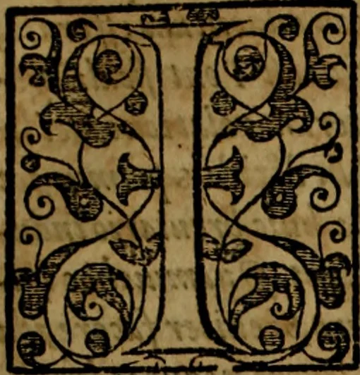An illustration from Rervm anglicarvm scriptores post Bedam praecipvi, 1596, leaf 300