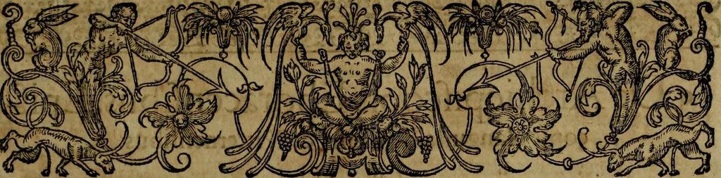 An illustration from Rervm anglicarvm scriptores post Bedam praecipvi, 1596, leaf 300