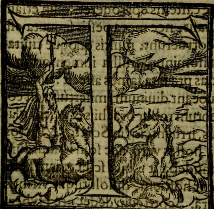 An illustration from Rervm anglicarvm scriptores post Bedam praecipvi, 1596, leaf 361