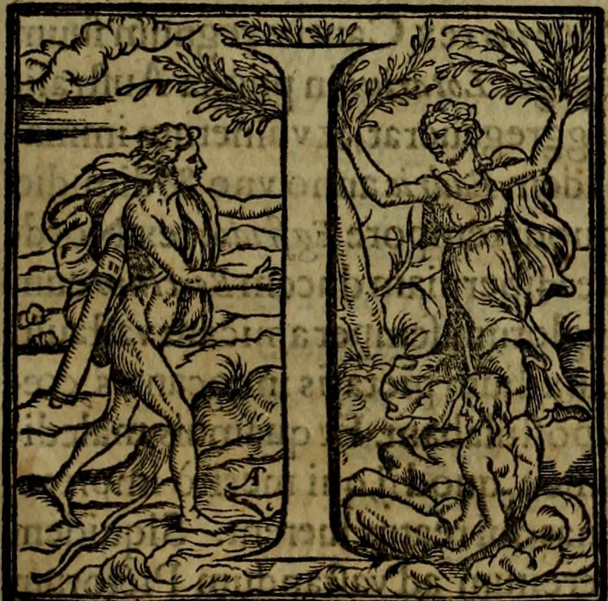An illustration from Rervm anglicarvm scriptores post Bedam praecipvi, 1596, leaf 390