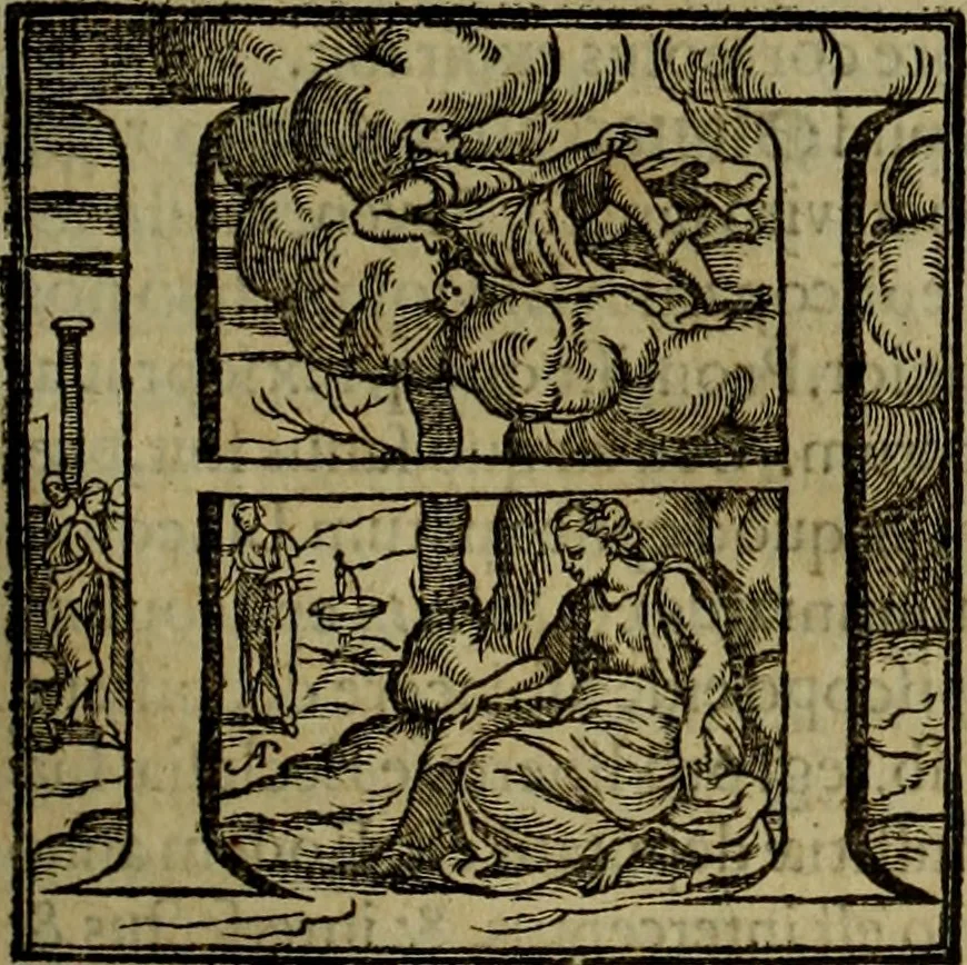 An illustration from Rervm anglicarvm scriptores post Bedam praecipvi, 1596, leaf 432