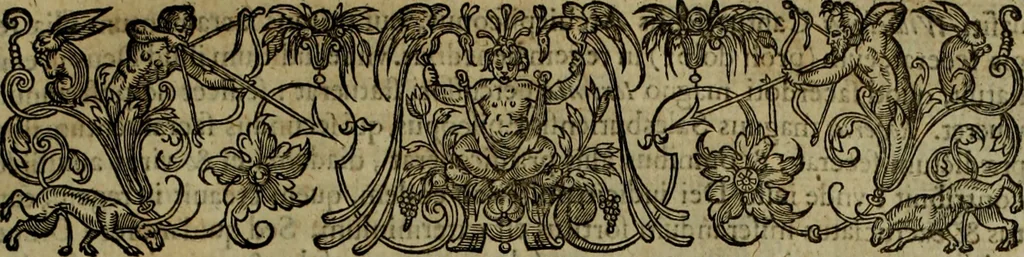 An illustration from Rervm anglicarvm scriptores post Bedam praecipvi, 1596, leaf 448