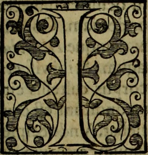 An illustration from Rervm anglicarvm scriptores post Bedam praecipvi, 1596, leaf 448