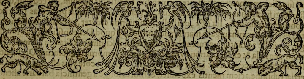 An illustration from Rervm anglicarvm scriptores post Bedam praecipvi, 1596, leaf 46