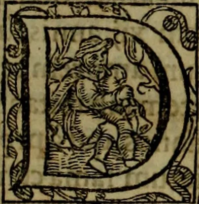 An illustration from Rervm anglicarvm scriptores post Bedam praecipvi, 1596, leaf 46