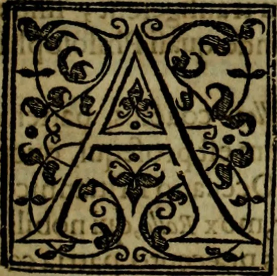 An illustration from Rervm anglicarvm scriptores post Bedam praecipvi, 1596, leaf 58