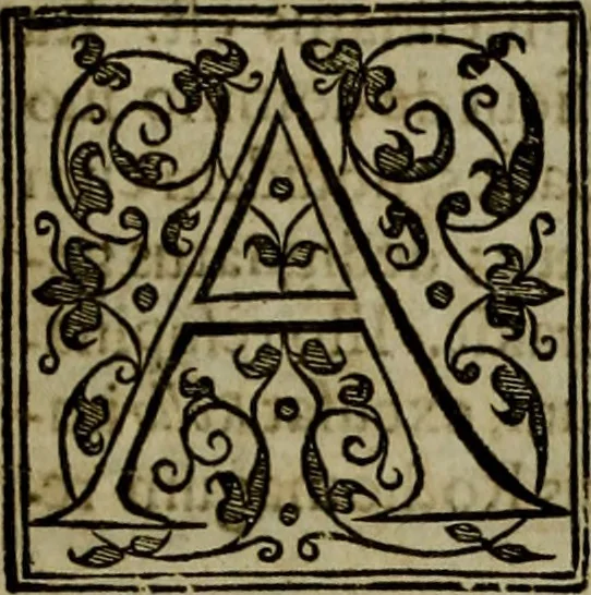 An illustration from Rervm anglicarvm scriptores post Bedam praecipvi, 1596, leaf 61