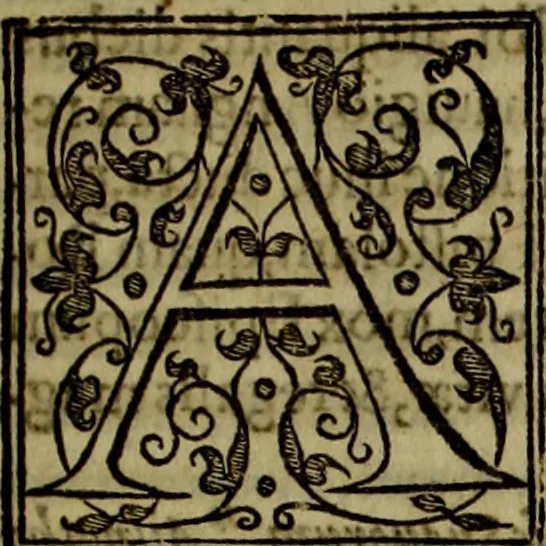 An illustration from Rervm anglicarvm scriptores post Bedam praecipvi, 1596, leaf 90