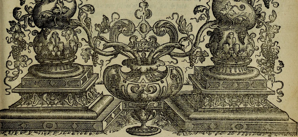 An illustration from Rervm anglicarvm scriptores post Bedam praecipvi, 1596, leaf 948