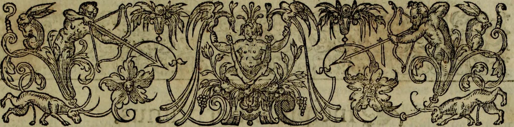 An illustration from Rervm anglicarvm scriptores post Bedam praecipvi, 1596, leaf 950