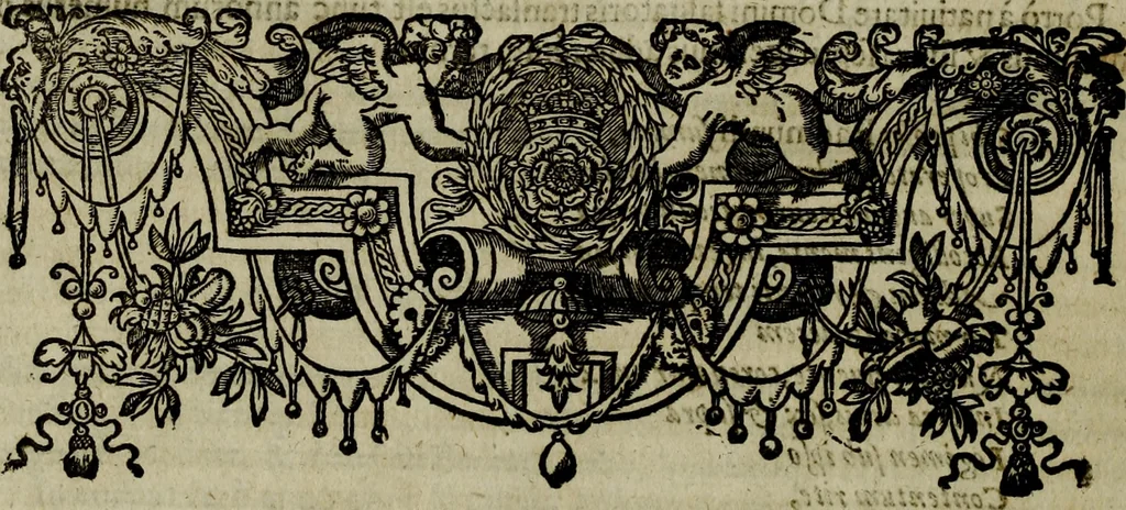 An illustration from Rervm anglicarvm scriptores post Bedam praecipvi, 1596, leaf 971