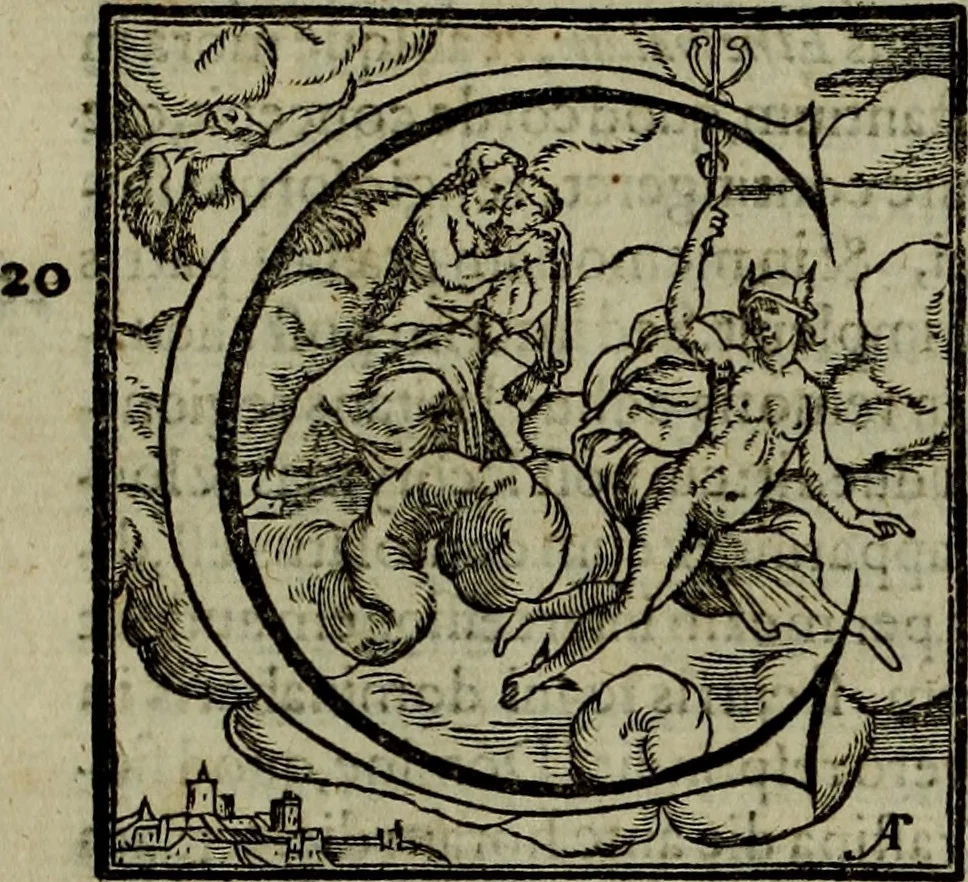 An illustration from Rervm anglicarvm scriptores post Bedam praecipvi, 1596, leaf 972