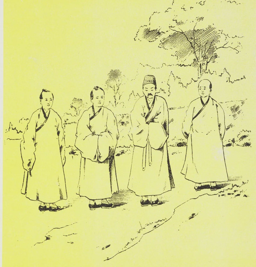 An illustration from Researches into Chinese superstitions, by Henry Doré, S.J. ;, 1926, leaf 49