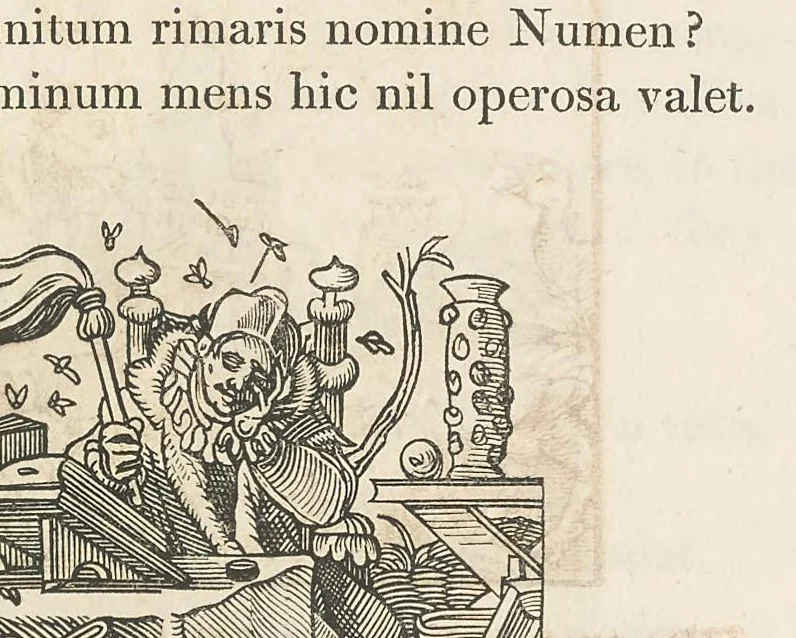 An illustration from Researches into the history of playing cards; with illustrations of the origin of printing and engraving on wood .., 1816, leaf 227