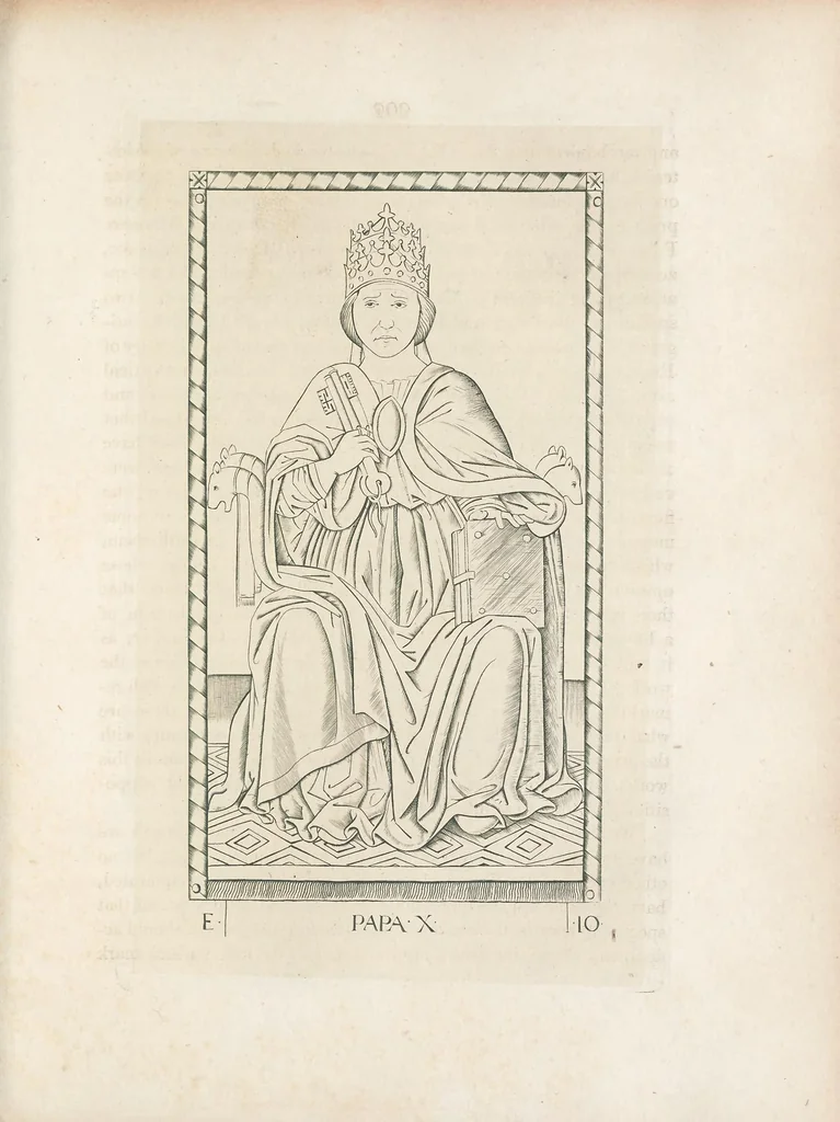 An illustration from Researches into the history of playing cards; with illustrations of the origin of printing and engraving on wood .., 1816, leaf 249