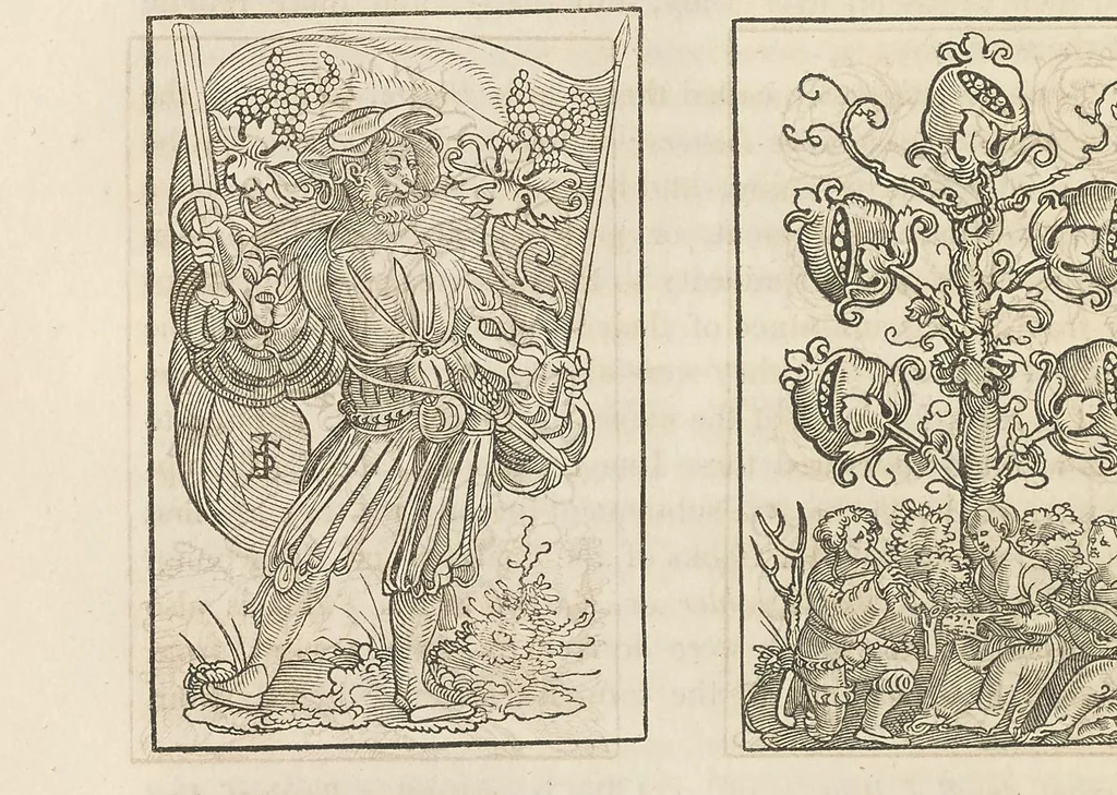 An illustration from Researches into the history of playing cards; with illustrations of the origin of printing and engraving on wood .., 1816, leaf 68
