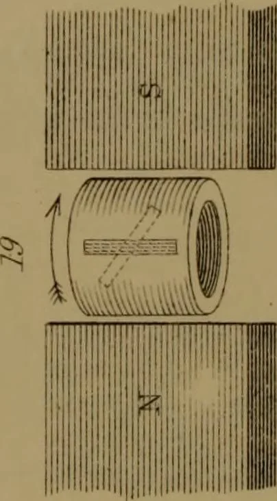 An illustration from Researches on diamagnetism and magne-crystallic action : including the question of diamagnetic polarity, 1870, leaf 149