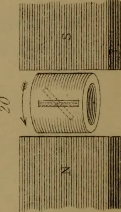 An illustration from Researches on diamagnetism and magne-crystallic action : including the question of diamagnetic polarity, 1870, leaf 149