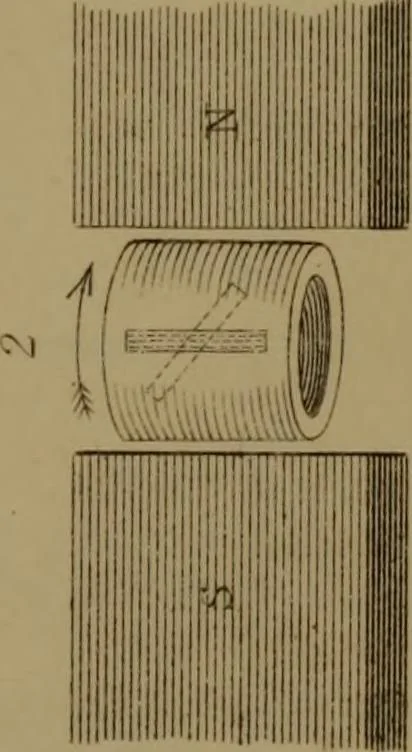 An illustration from Researches on diamagnetism and magne-crystallic action : including the question of diamagnetic polarity, 1870, leaf 149