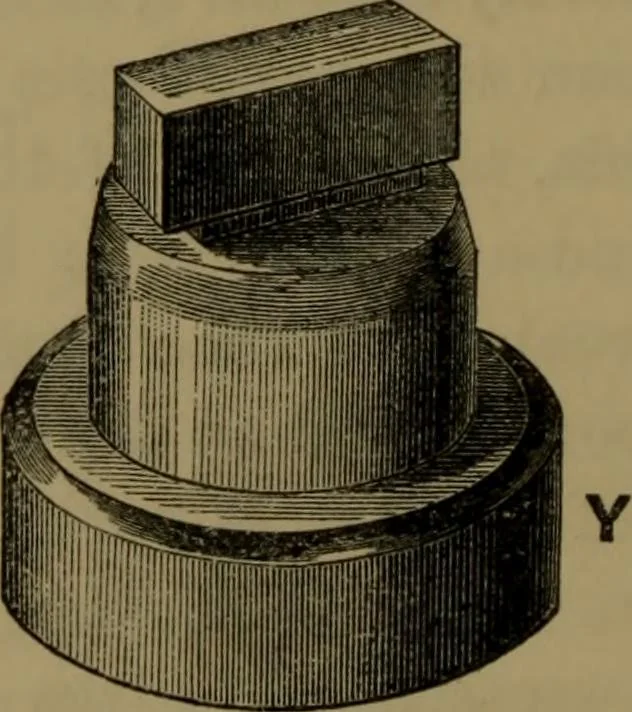 An illustration from Researches on diamagnetism and magne-crystallic action : including the question of diamagnetic polarity, 1870, leaf 297