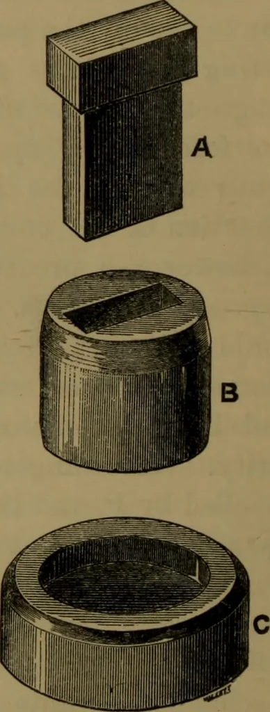 An illustration from Researches on diamagnetism and magne-crystallic action : including the question of diamagnetic polarity, 1870, leaf 297