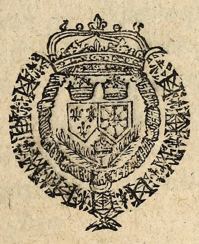 An illustration from Resjouissance de la France, sur l'eslection et restablissement de Monseigneur Du Vair garde des seaux., 1617, leaf 1