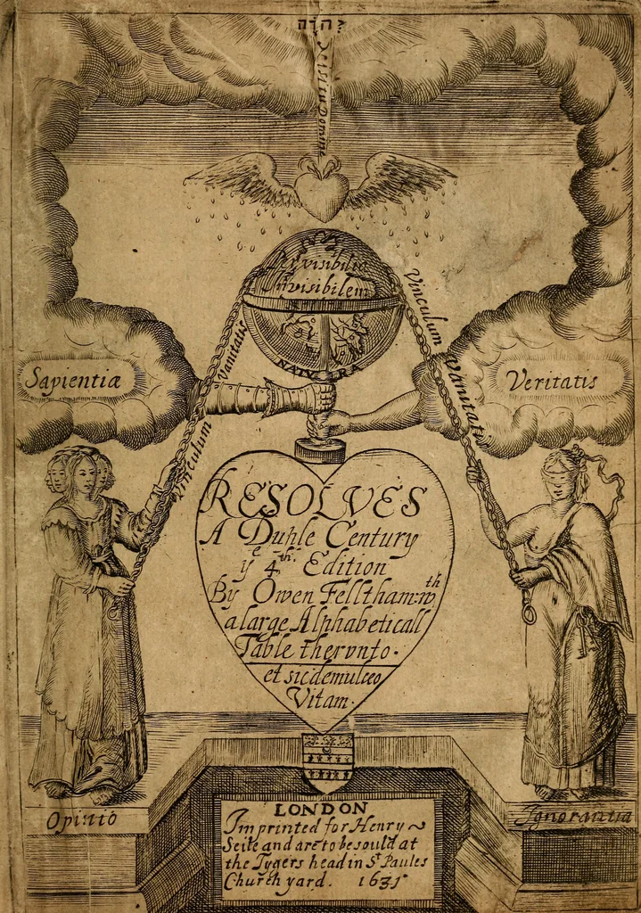 An illustration from Resolves : A duple century, 1631, leaf 4