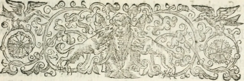 An illustration from The resolving of conscience, upon this question, whether upon such a supposition or case, as is now usually made (The King will not discharge his trust, but is bent or seduced to subvert religion, laws, and liberties) subjects may take arms and resist? and whether that case be now ..., 1642, leaf 8