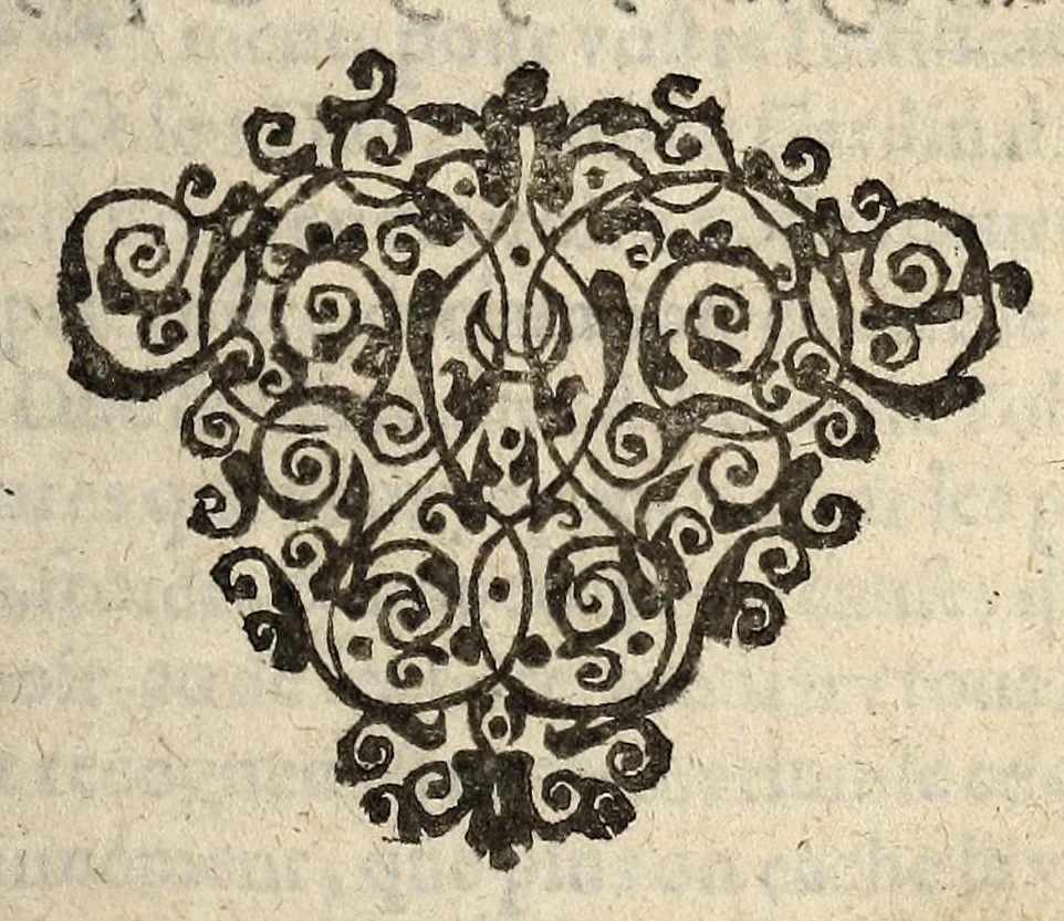 An illustration from Responce avx ivstifications pretendves par Henry de Valoys 3. du nom : sur les meurtres & assasinats, de feu messeigneurs le Cardinal, & Duc de Guyse /, 1589, leaf 1