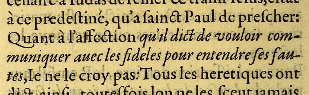 An illustration from Responce par le chevalier de Villegaignon aux Remonstrances faictes à la royne mere du roy, 1561, leaf 30