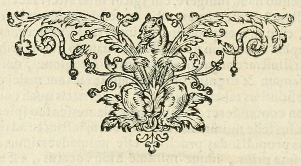 An illustration from Responsvm ad Hoplocrisma-Spongvm M. Fosteri presbiteri : ab ipso ad vngventi armarii validitatem delendam ordinatvm : hoc est, Spongiae M. Fosteri presbyteri expressio sev elisio : in qua virtuosa spongiae ipsius potestas in detergendo vnguentum armarium, ex primitur, eliditur ac funditus aboletur : ac tandem immodestia & erga fratres suos incivilitas, aceto veritatis acerrimo corrigitur & penitus extinguitur, 1638, leaf 6