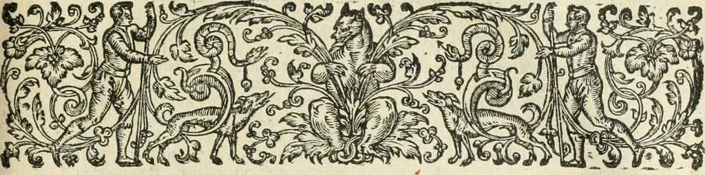 An illustration from Responsvm ad Hoplocrisma-Spongvm M. Fosteri presbiteri : ab ipso ad vngventi armarii validitatem delendam ordinatvm : hoc est, Spongiae M. Fosteri presbyteri expressio sev elisio : in qua virtuosa spongiae ipsius potestas in detergendo vnguentum armarium, ex primitur, eliditur ac funditus aboletur : ac tandem immodestia & erga fratres suos incivilitas, aceto veritatis acerrimo corrigitur & penitus extinguitur, 1638, leaf 6