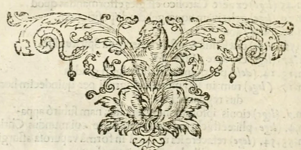 An illustration from Responsvm ad Hoplocrisma-Spongvm M. Fosteri presbiteri : ab ipso ad vngventi armarii validitatem delendam ordinatvm : hoc est, Spongiae M. Fosteri presbyteri expressio sev elisio : in qua virtuosa spongiae ipsius potestas in detergendo vnguentum armarium, ex primitur, eliditur ac funditus aboletur : ac tandem immodestia & erga fratres suos incivilitas, aceto veritatis acerrimo corrigitur & penitus extinguitur, 1638, leaf 64