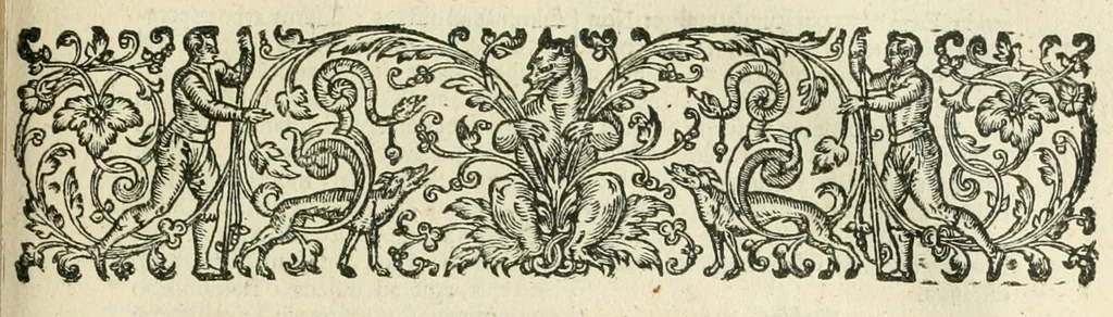 An illustration from Responsvm ad Hoplocrisma-Spongvm M. Fosteri presbiteri : ab ipso ad vngventi armarii validitatem delendam ordinatvm : hoc est, Spongiae M. Fosteri presbyteri expressio sev elisio : in qua virtuosa spongiae ipsius potestas in detergendo vnguentum armarium, ex primitur, eliditur ac funditus aboletur : ac tandem immodestia & erga fratres suos incivilitas, aceto veritatis acerrimo corrigitur & penitus extinguitur, 1638, leaf 7