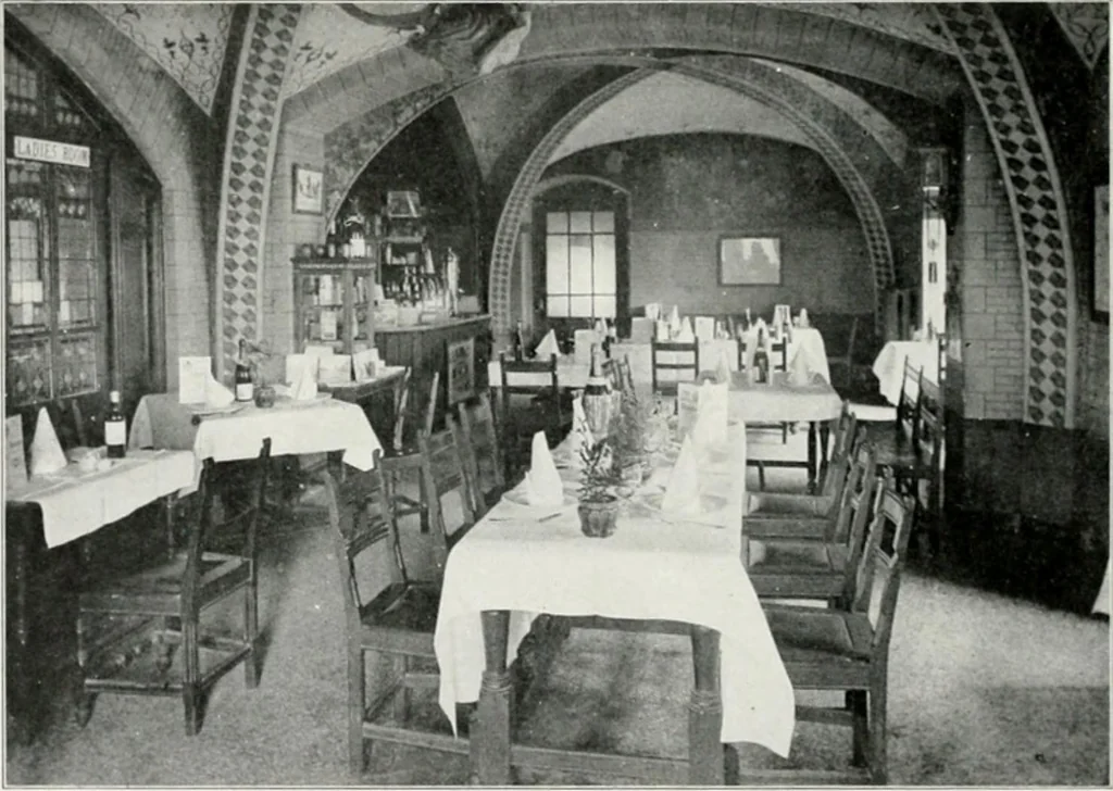 An illustration from Restaurant Rijks-Museum Amsterdam, 1908, leaf 21