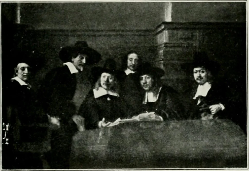 An illustration from Restaurant Rijks-Museum Amsterdam, 1908, leaf 28