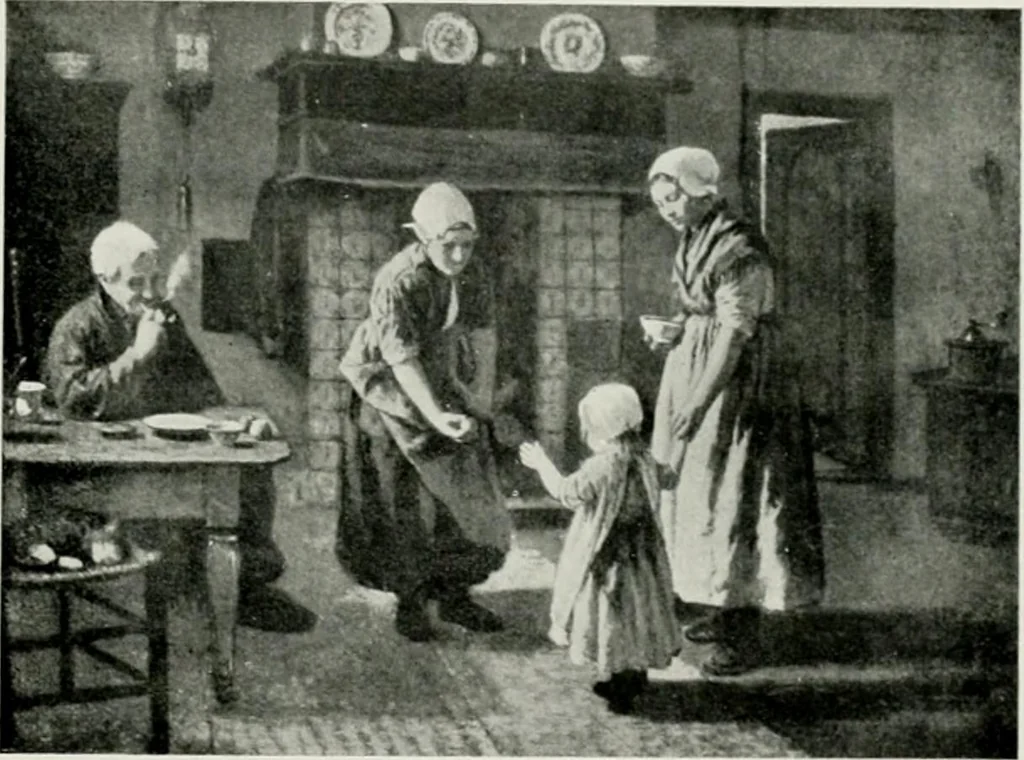 An illustration from Restaurant Rijks-Museum Amsterdam, 1908, leaf 34