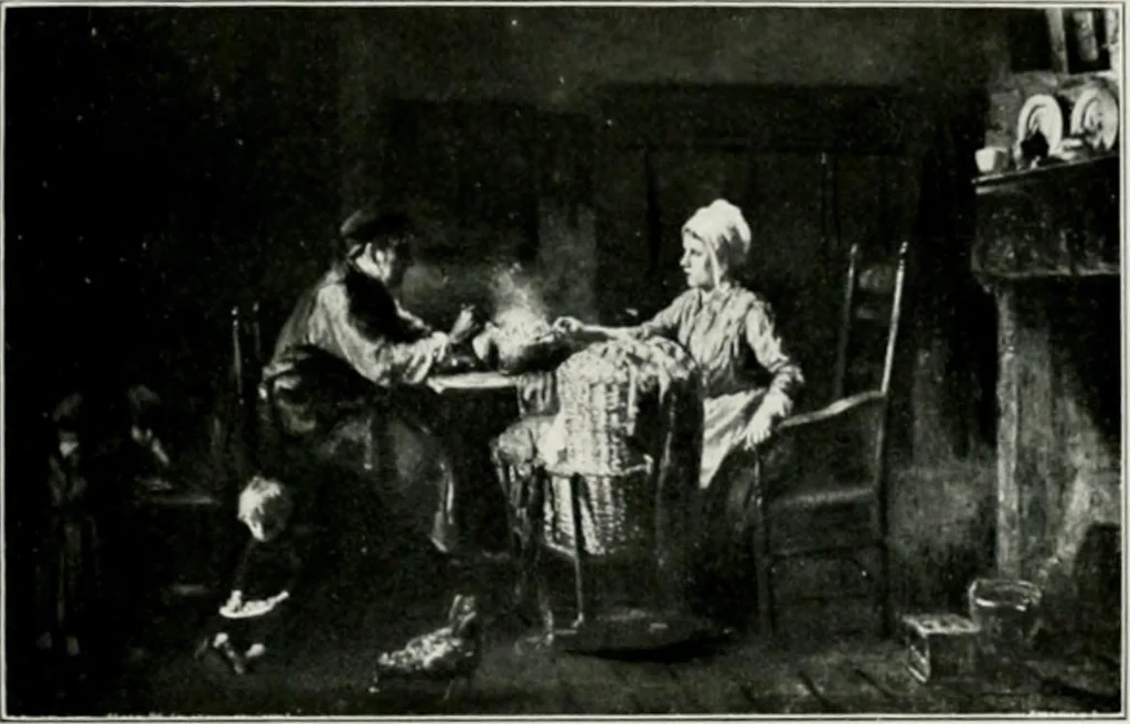 An illustration from Restaurant Rijks-Museum Amsterdam, 1908, leaf 38