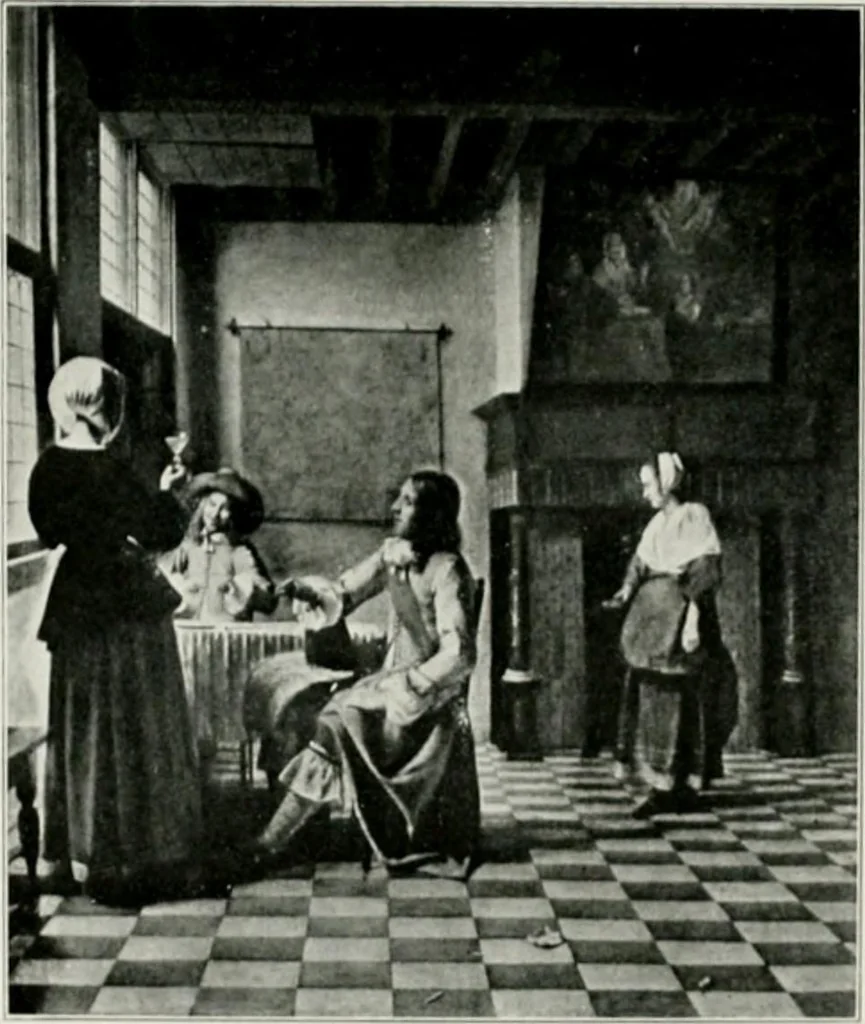 An illustration from Restaurant Rijks-Museum Amsterdam, 1908, leaf 46