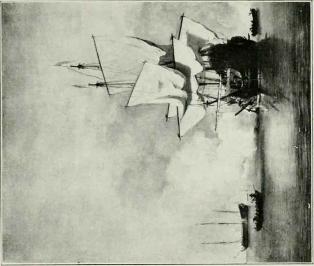 An illustration from Restaurant Rijks-Museum Amsterdam, 1908, leaf 62