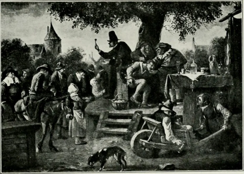 An illustration from Restaurant Rijks-Museum Amsterdam, 1908, leaf 70