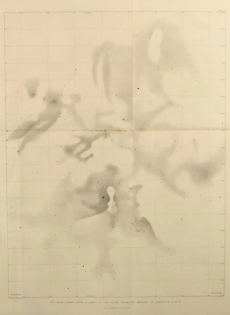 An illustration from Results of astronomical observations made during the years 1834, 5, 6, 7, 8, at the Cape of Good Hope : being the completion of a telescopic survey of the whole surface of the visible heavens, commenced in 1825, 1847, leaf 507