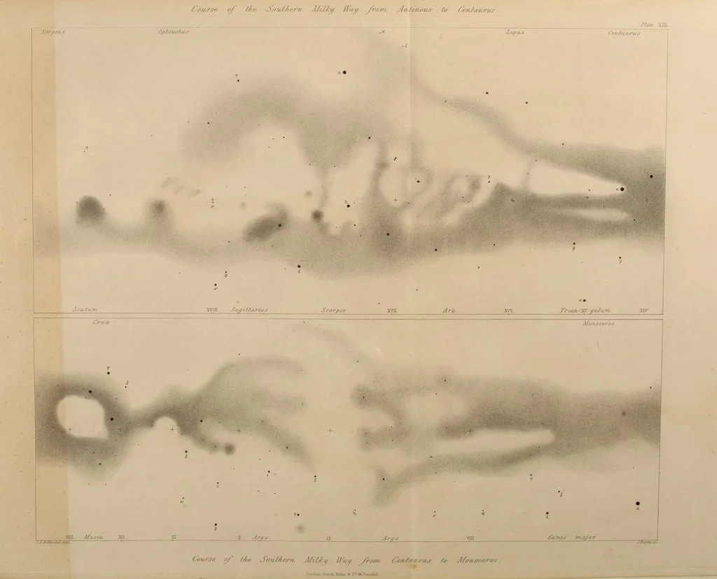 An illustration from Results of astronomical observations made during the years 1834, 5, 6, 7, 8, at the Cape of Good Hope : being the completion of a telescopic survey of the whole surface of the visible heavens, commenced in 1825, 1847, leaf 519