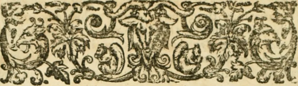 An illustration from Resuscitatio; or, Bringing into publick light severall pieces, of the works, civil, historical, philosophical, & theological, hitherto sleeping, of the Right Honourable Francis Bacon. According to the best corrected coppies. Together, with his Lordships life, 1657, leaf 197