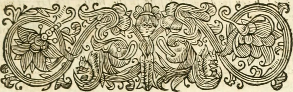 An illustration from Resuscitatio; or, Bringing into publick light severall pieces, of the works, civil, historical, philosophical, & theological, hitherto sleeping, of the Right Honourable Francis Bacon. According to the best corrected coppies. Together, with his Lordships life, 1657, leaf 268