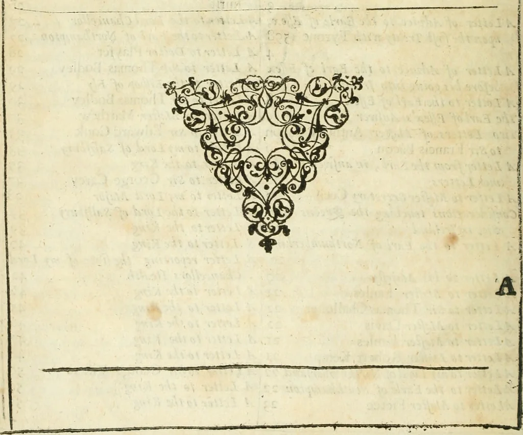 An illustration from Resvscitatio; or, Bringing into pvblick light several pieces of the works civil, historical, philosophical, and theological, hitherto sleeping of the Right Honourable Francis Bacon ... In 2 parts, 1671, leaf 13