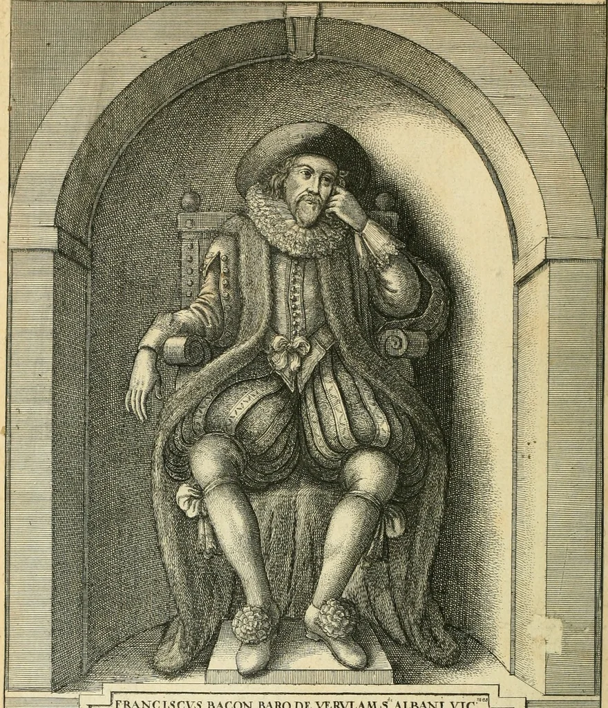 An illustration from Resvscitatio; or, Bringing into pvblick light several pieces of the works civil, historical, philosophical, and theological, hitherto sleeping of the Right Honourable Francis Bacon ... In 2 parts, 1671, leaf 7