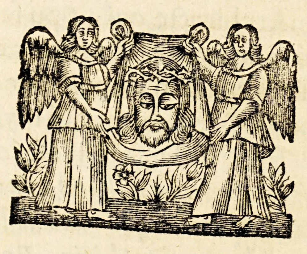An illustration from Retraites de la venerable mere Marie de l'Incarnation religieuse Ursuline. : Avec une exposition succinte du Cantiques des Cantiques, 1682, leaf 148