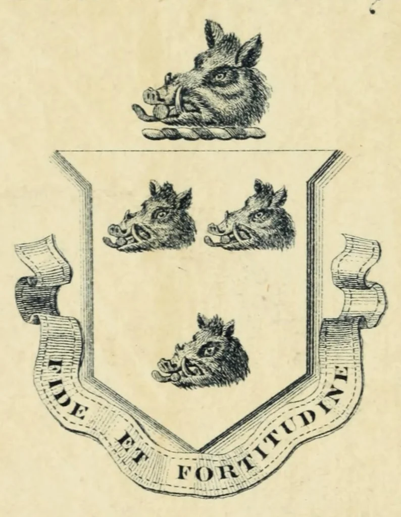 An illustration from The returne from Pernassus, or The scourge of simony : publiquely acted by the students in Saint Iohns Colledge in Cambridge, 1606, leaf 2