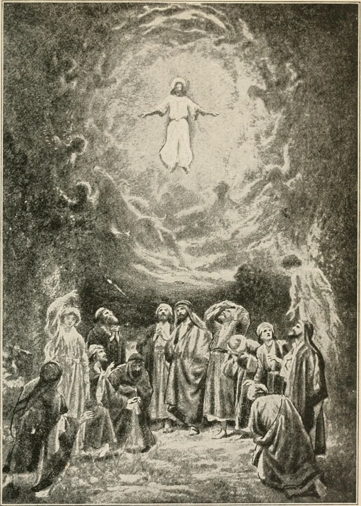 An illustration from The return of Jesus ; an earnest review of the scriptural evidences which establish the great Christian doctrine of the second coming of Christ, together with a close study of the prophecies relating to this glorious event and the fulfillment of these prophecies in the present generation, 1917, leaf 102